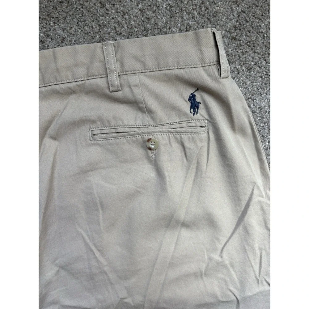 Polo Ralph Lauren Men's Size 38 Chino Shorts Tan Beige Khaki‎
